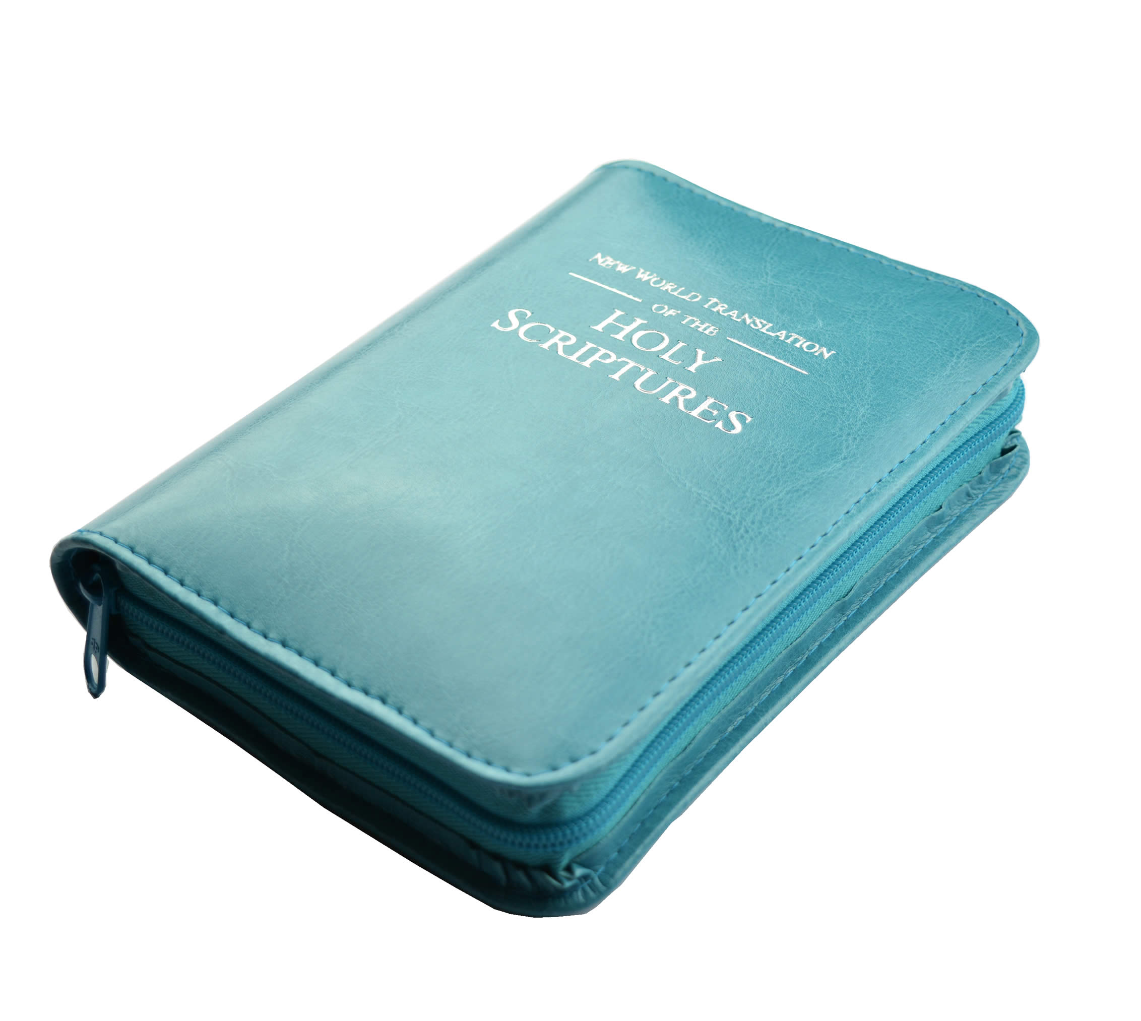 Zipped Teal Faux Leather POCKET 2013 NWT Bible Cover Zipped